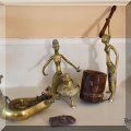 C02. African brass figurines. 
